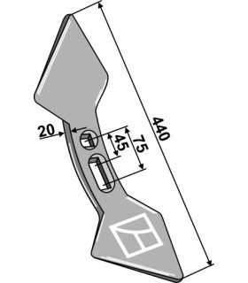 Double heart point  45-75
