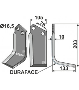 Blade DURAFACE, right model