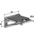 Clamp for  tine 45 x 10