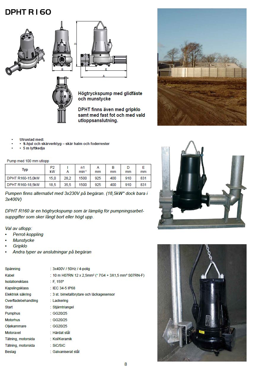 LJM högtryckspump DPHT R160