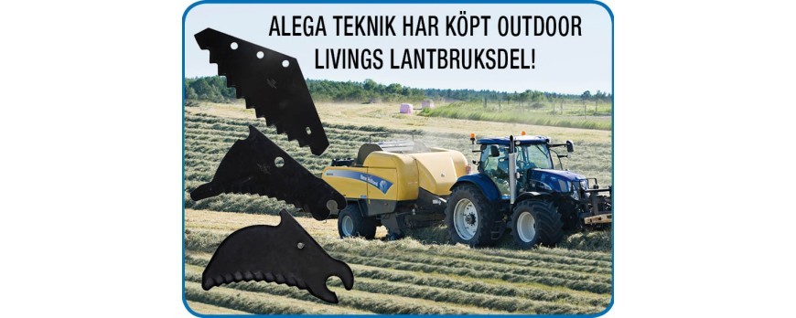 Alega Teknik köper Outdoor Livings lantbrukdel!